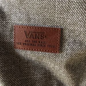 Vans Varsity jacket with leather sleeves